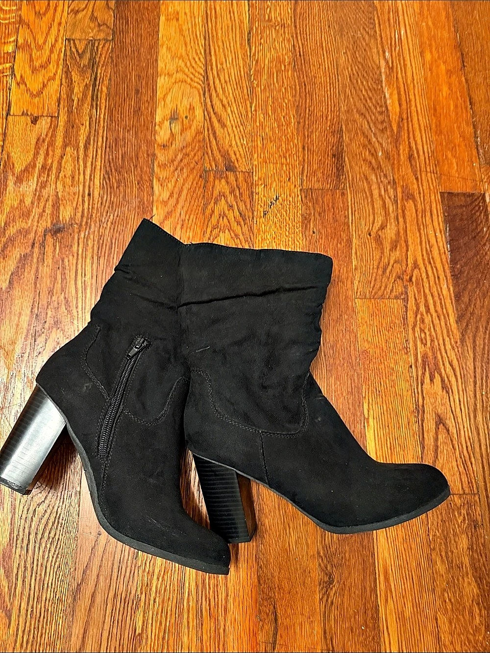 Women's Black Heeled Boots